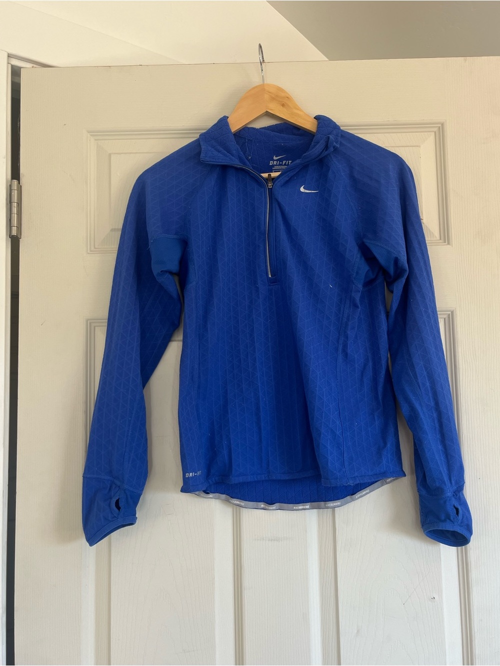 Nike Men’s Royal Blue Dri-FIT Half-Zip Performance Jacket